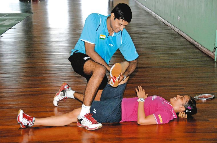 At the Gopichand academy aged 20 | Arvind Jain
