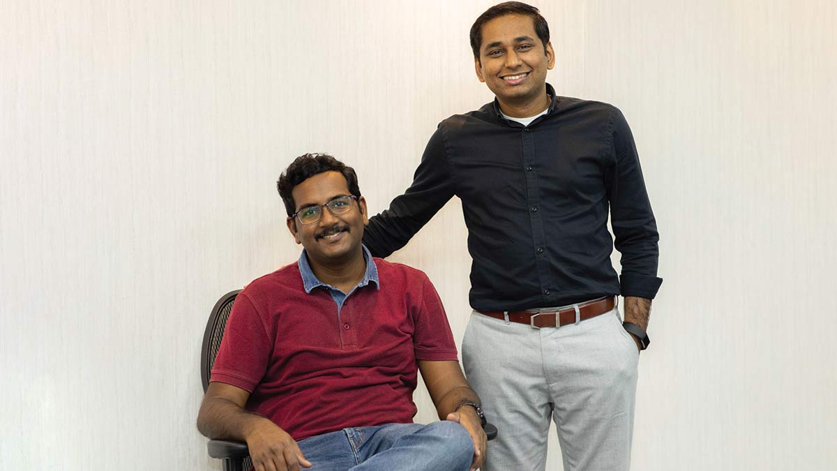 Tech to the AID: MediBuddy co-founders Enbasekar D. (left) and Satish Kannan.