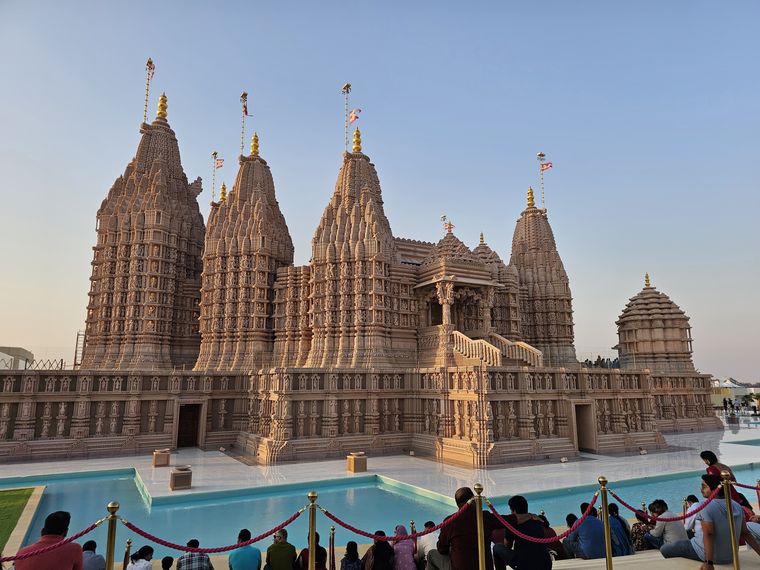 Symbol of tolerance: The BAPS temple in Abu Dhabi, the first traditional Hindu stone temple in the Middle East | Shutterstock
