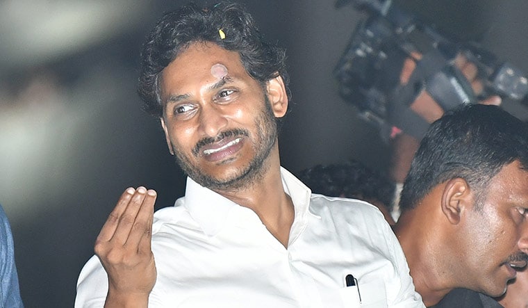 Jagan-NAUT: Following the attack that injured him, Reddy continued his yatra after a one-day break.