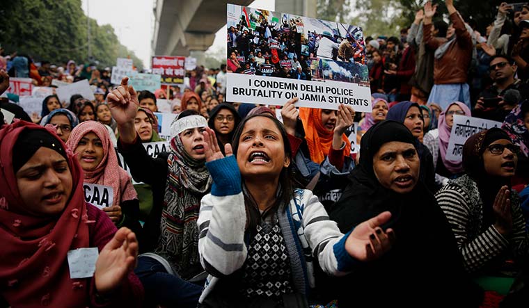 Voices of discontent: Anti-CAA protests at Jamia Millia Islamia, Delhi, in 2019 | AP