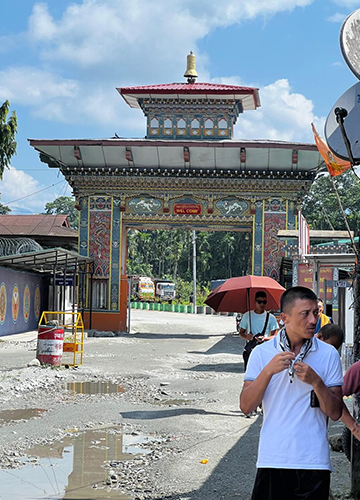 India-Bhutan border checkpost at Gelephu.