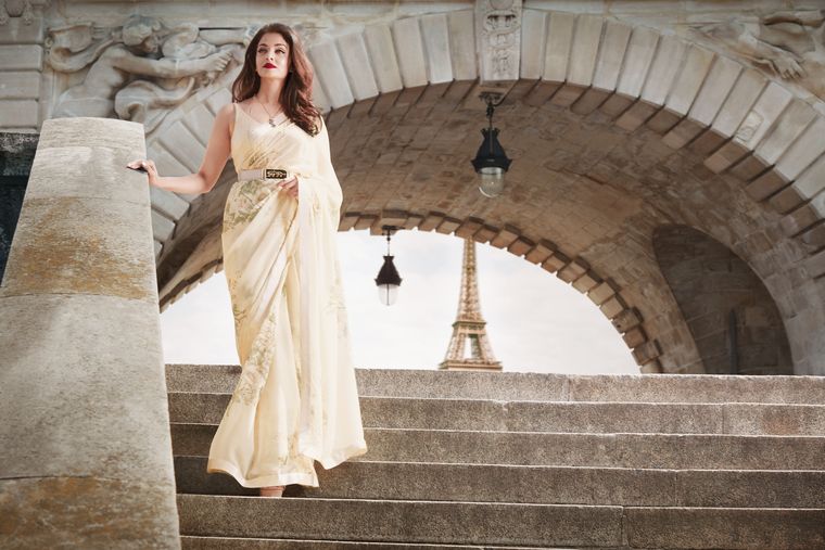 Not so sari: Aishwarya Rai became the only L’Oreal ambassador to wear a sari for its campaigns