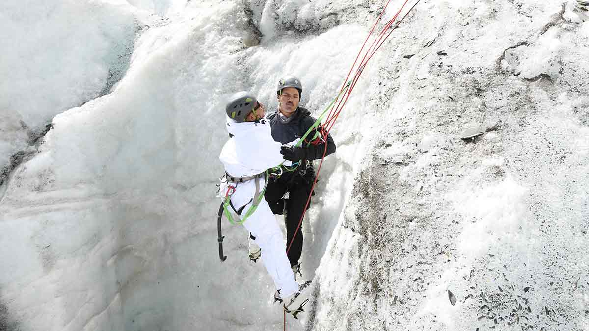 Living on the edge: Crevasse rescue training at the Machoi Glacier | Sanjay Ahlawat