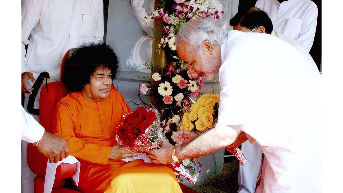 Eternal essence: Sathya Sai Baba and Narendra Modi