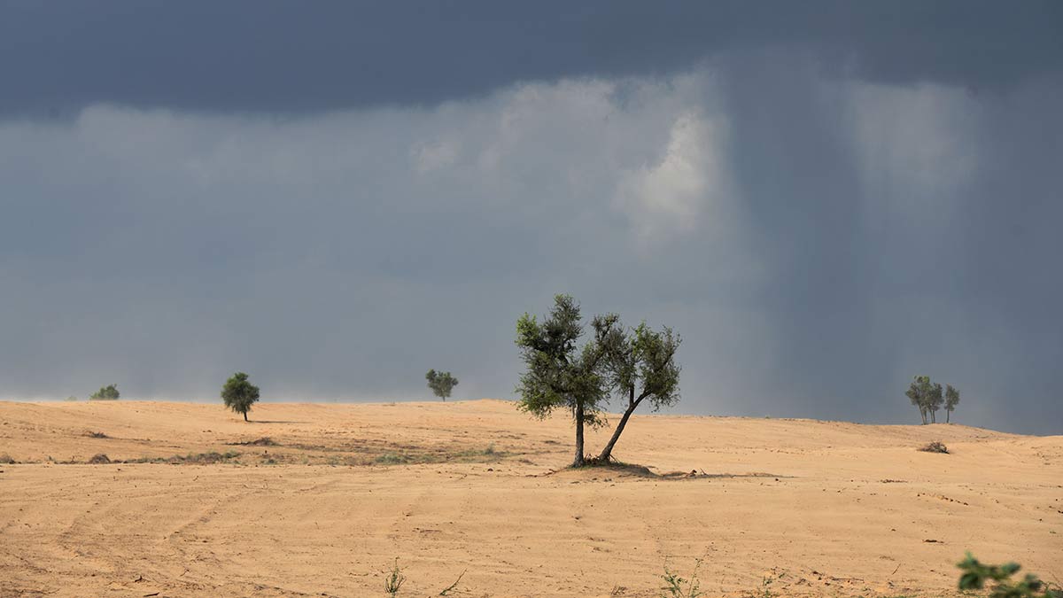 Rain and shine: Dark clouds gather over Barmer | Sanjay Ahlawat