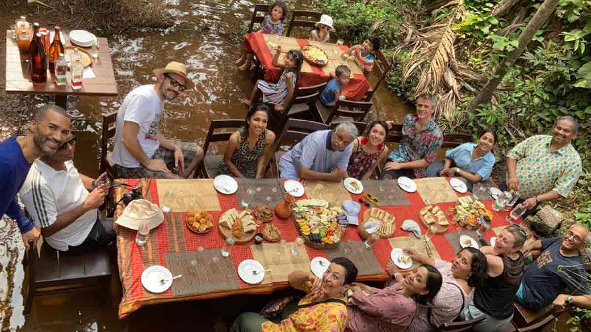 Local flavour: The popular floating feni experience hosted by Fazenda Cazulo in Goa.