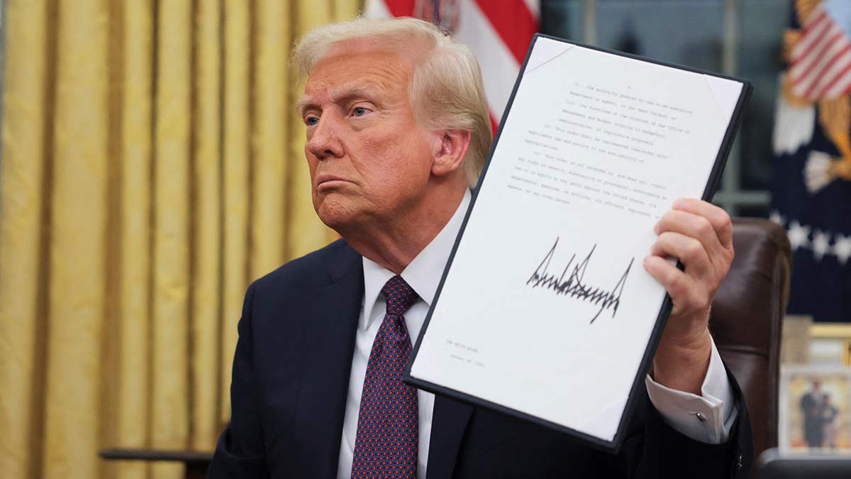 US President Donald Trump 