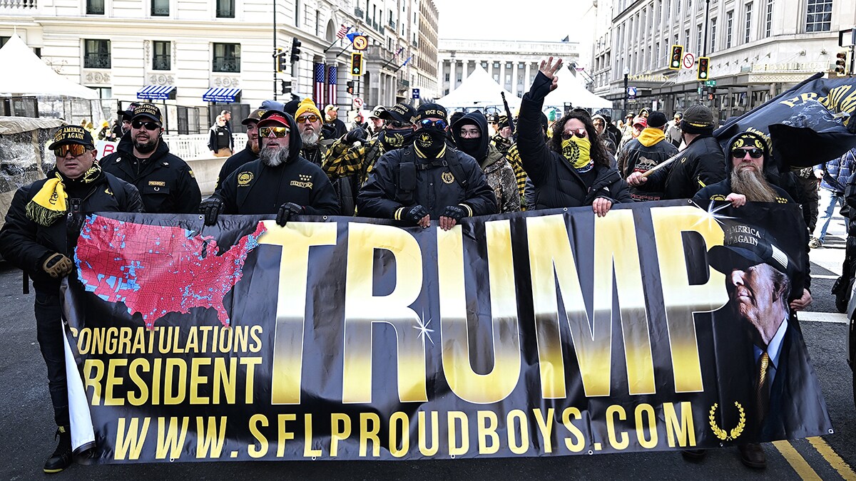 Opening salvo: Trump supporters at a celebratory march after the presidential inauguration in Washington, DC, on January 20 | Getty Images