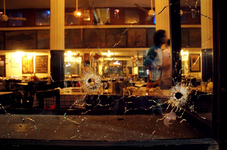 Lasting wounds: File photo of Mumbai's Leopold Cafe during 26/11 | Amey Mansabdar