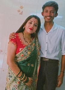 Karuna Waghela and her son Niraj