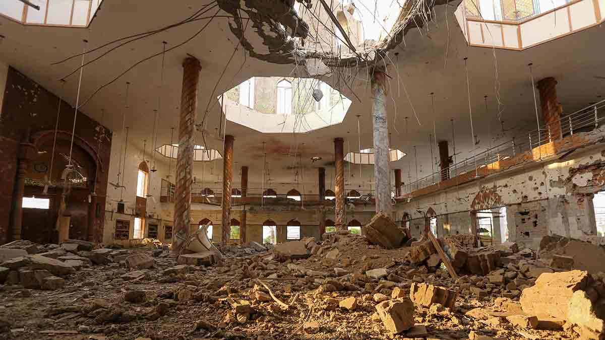 Fury unleashed: The damaged structure of an islamic seminary in Bahawalpur after Indian missile strikes | AFP