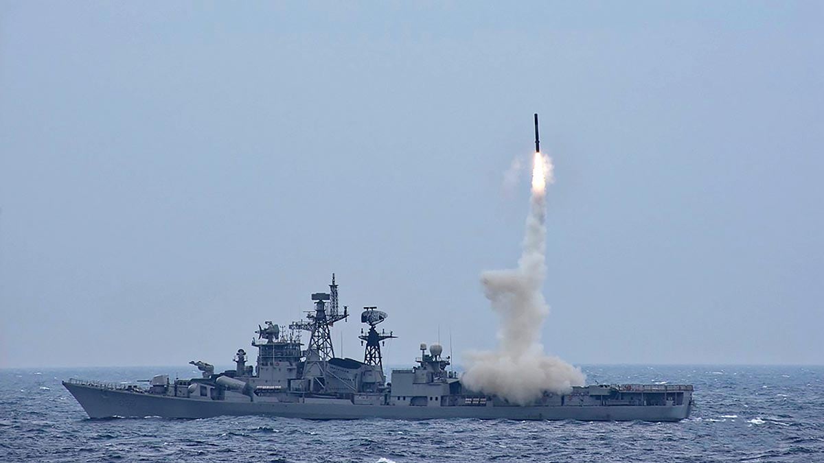 Cruise control: BrahMos supersonic cruise missile being test fired; it can be launched from land, sea or air | PTI