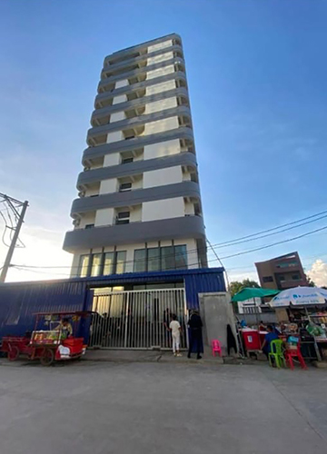 A centre for cyber fraud operations in Cambodia.