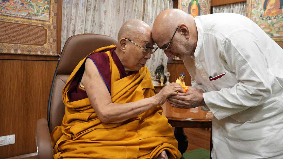 August company: The Dalai Lama with Rajiv Mehrotra.
