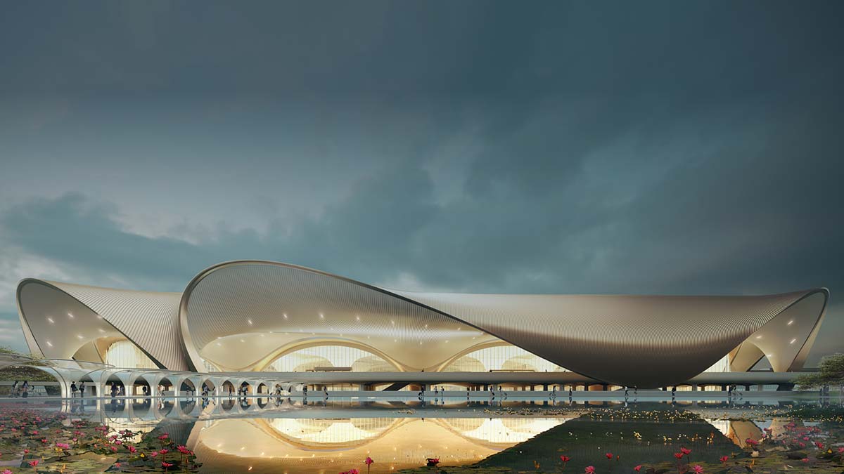 Flying colours: A computer-generated image of Navi Mumbai airport | nmiairport.co.in