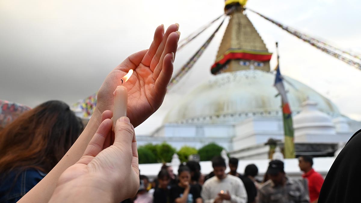 Flame of change: People in Kathmandu pay their respects to the protesters who lost their lives in police firing during the Gen Z revolution | Salil Bera
