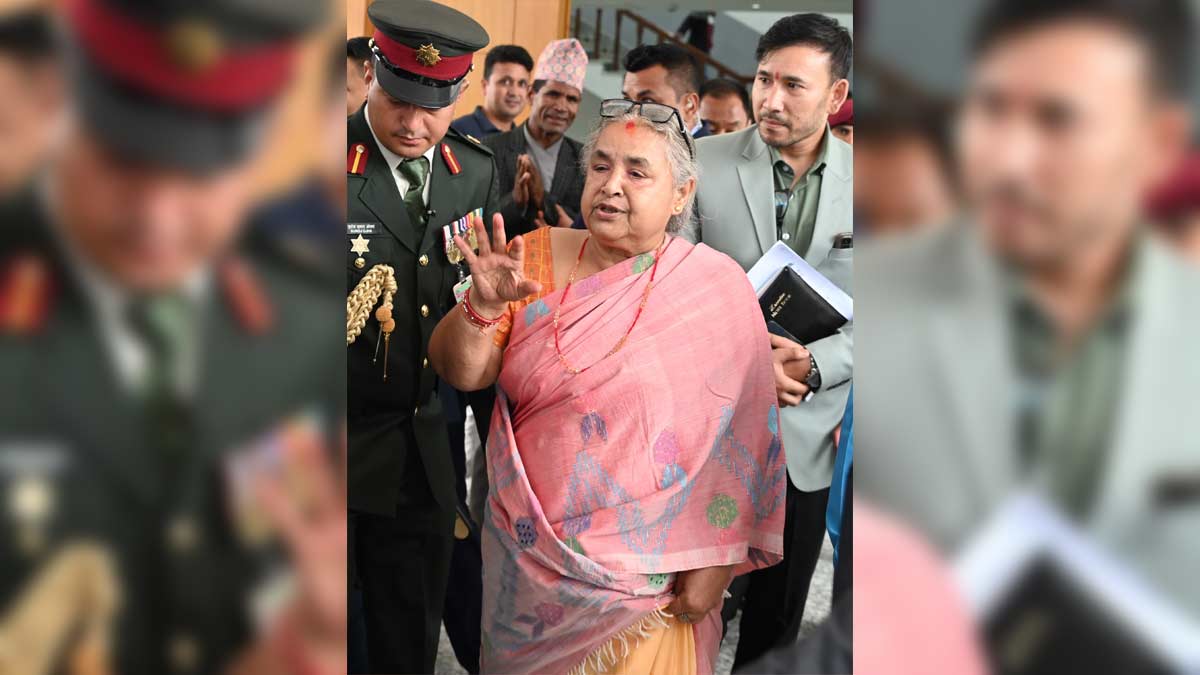 Gen Z’s hope: Karki at her new office in Kathmandu | Salil Bera