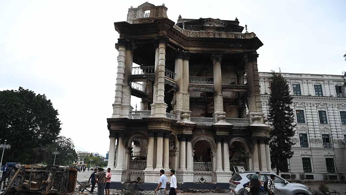Divastated-Singha-durbar
