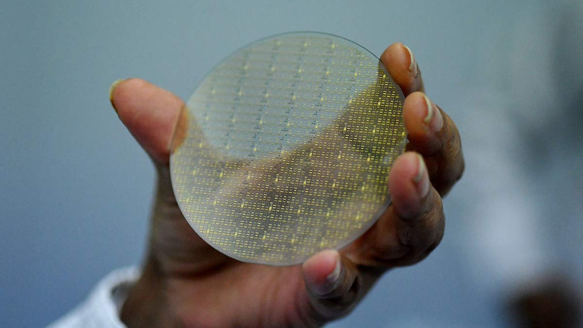 Rich Wafer: A GaN chip wafer | Kritajna Naik