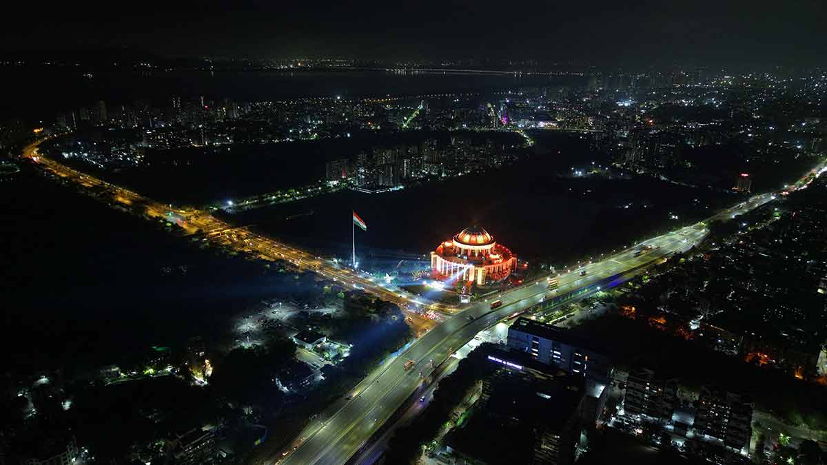 Promising land: The Navi Mumbai Municipal Corporation headquarters building.