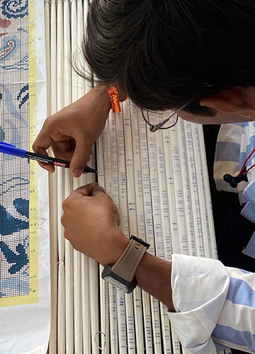 Craft capital: Ikat is the only craft where the yarn is first dyed then woven, hence it requires mathematical precision | Namrata Zakaria