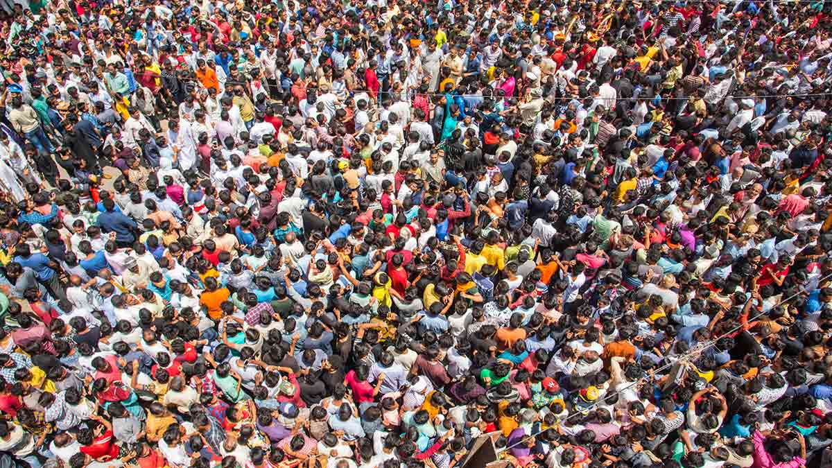 Divine assistance: A large crowd in Nagpur takes out a procession during the Marbat festival to protect the city from evil spirits | Shutterstock
