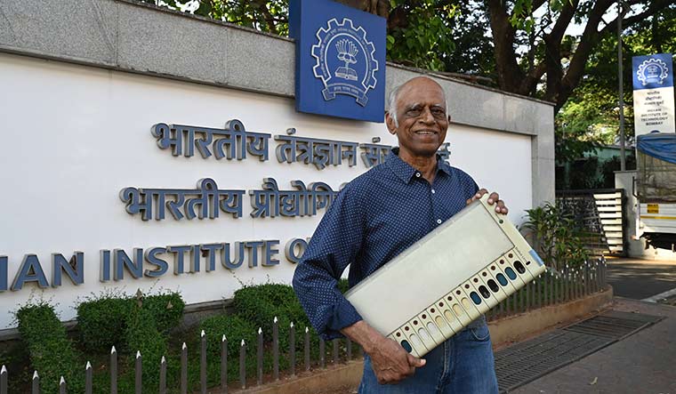 Man and the machine: Prof A.G. Rao led the team that designed the electronic voting machine | Amey Mansabdar