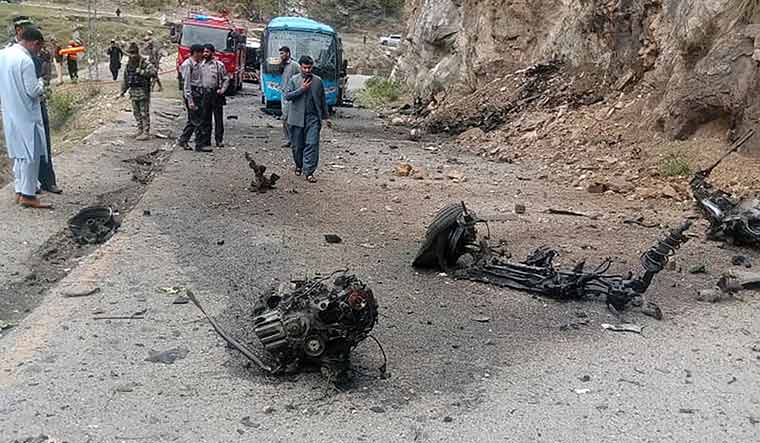 Pakistan China Suicide Attack