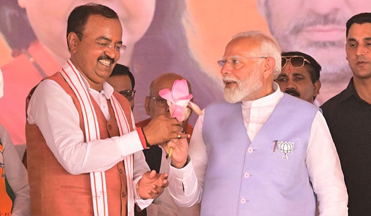 Mission impossible: Prime Minister Narendra Modi with Deputy Chief Minister Keshav Prasad Maurya | Pawan Kumar