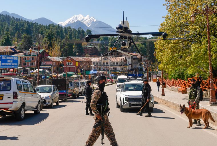 Safety first: Security beefed up in Pahalgam on the first anniversary of the terror attack in which 26 people were gunned down by terrorists | PTI