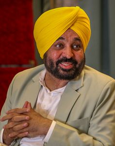 No reason to smile: In Punjab, where Bhagwant Mann of the AAP is in power, six of seven Rajya Sabha seats are now held by the BJP | PTI