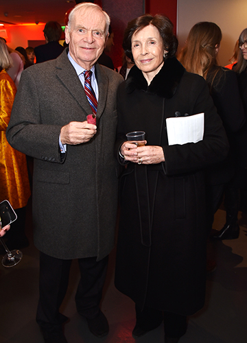 Drama king: Jeffrey Archer and wife Mary attend a play at Sadler’s Wells Theatre in London | Getty images