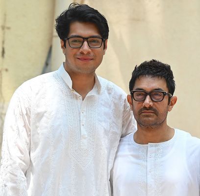 Junaid with Aamir | AFP