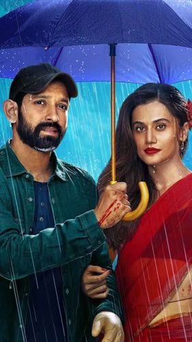 Reel thrill: Massey and Taapsee Pannu in Phir Aayi Hasseen Dillruba, which premiered in August.