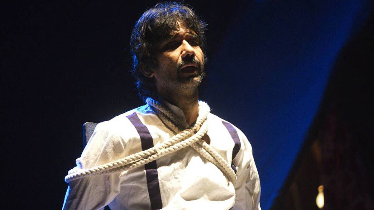 Drama king: Mohammad Ali Baig in his play 1857―turrebaz khan.