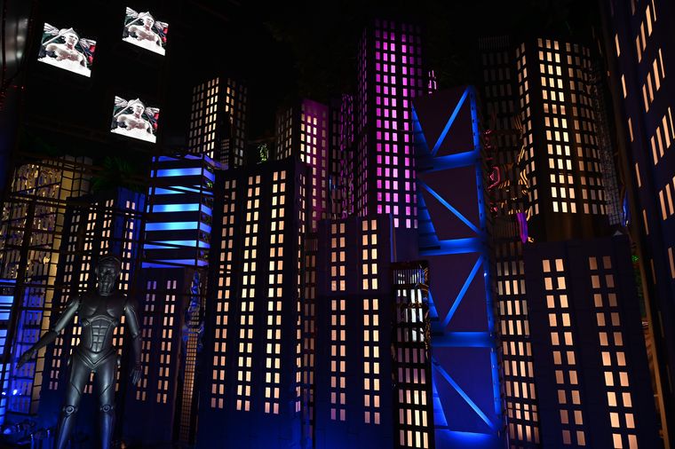 Future tense: Images of Jagat Mukherjee Park’s AI-themed Durga Puja pandal | Salil Bera