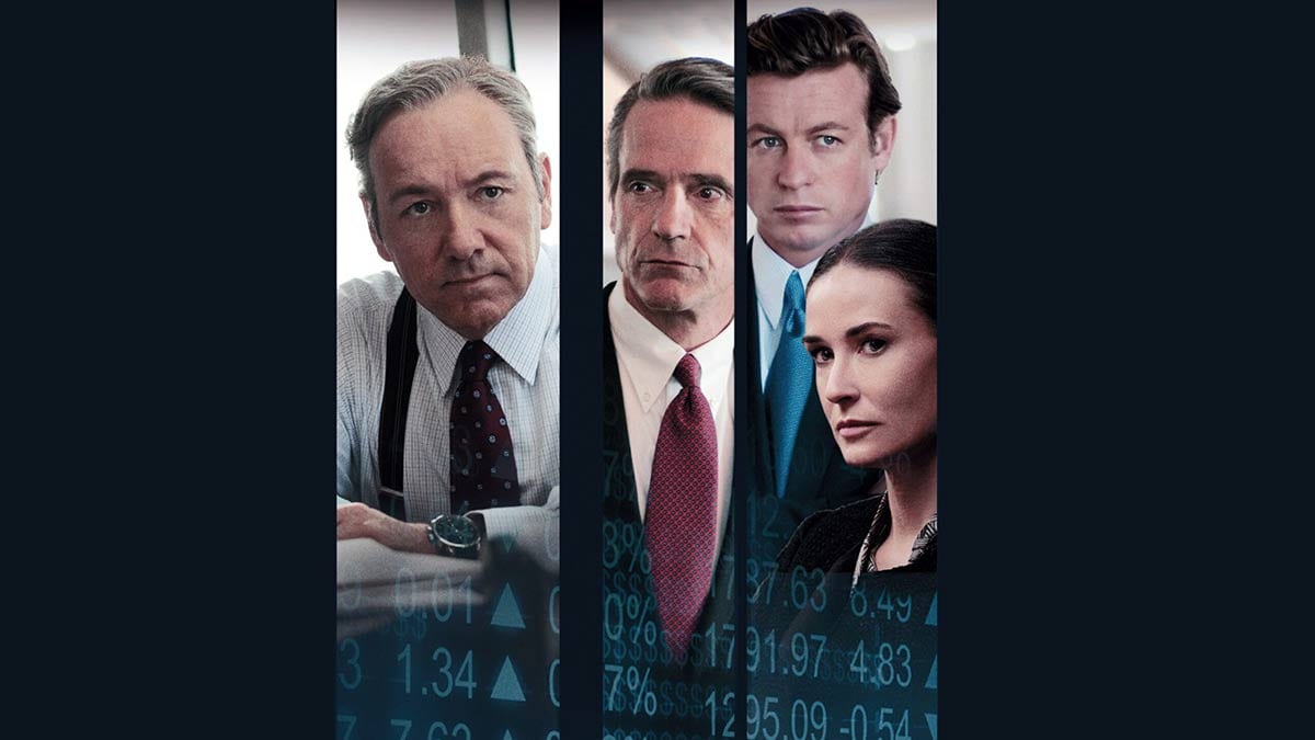 (From left) Kevin Spacey, Jeremy Irons, Simon Baker and Demi Moore in Margin Call.