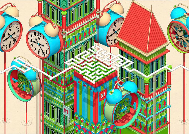 Masters of play: Screenshot from the video game ‘Folds of a Separation’ | Studio Oleomingus