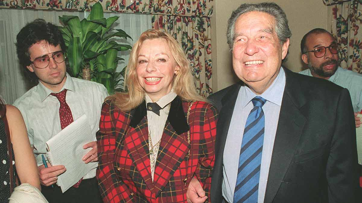 Grin and win: Former Mexican ambassador to India Octavio Paz and wife Marie Jose in New York after learning that he had won the Nobel Prize for Literature in 1990 | AFP