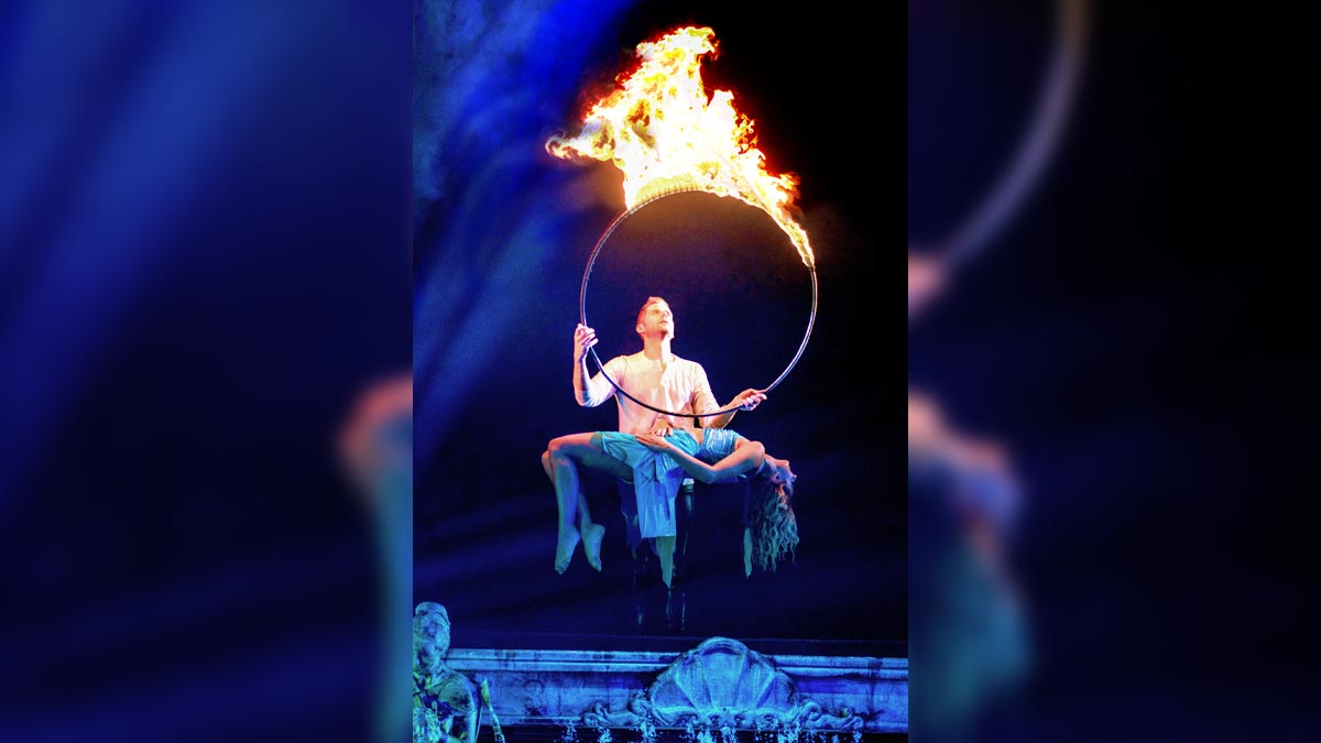 Rise and shine: Rob Lake performs a levitating trick.