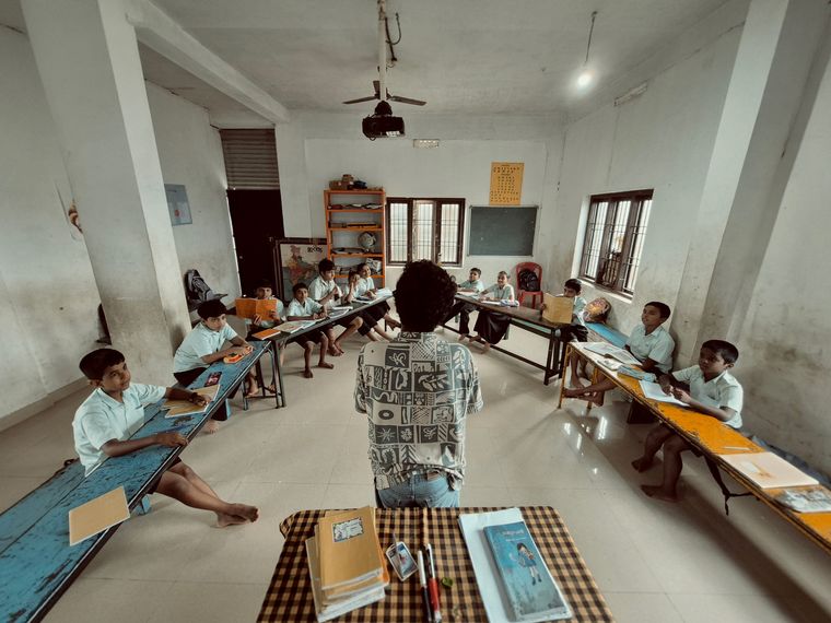 Pappinissery West LP School in Kannur adopted this seating arrangement.