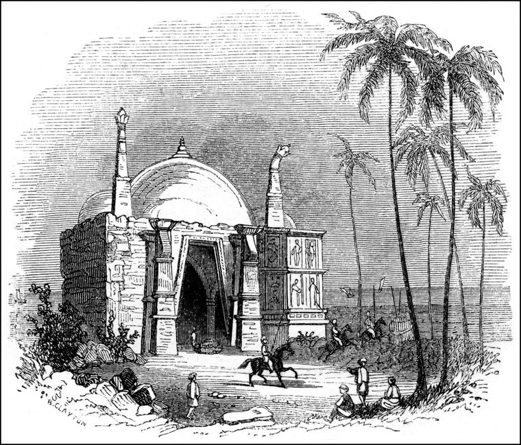 An illustration of the Somnath temple in Gujarat from The History of China & India. Amish’s The Chola Tigers opens with the destruction of the Somnath temple | Getty Images