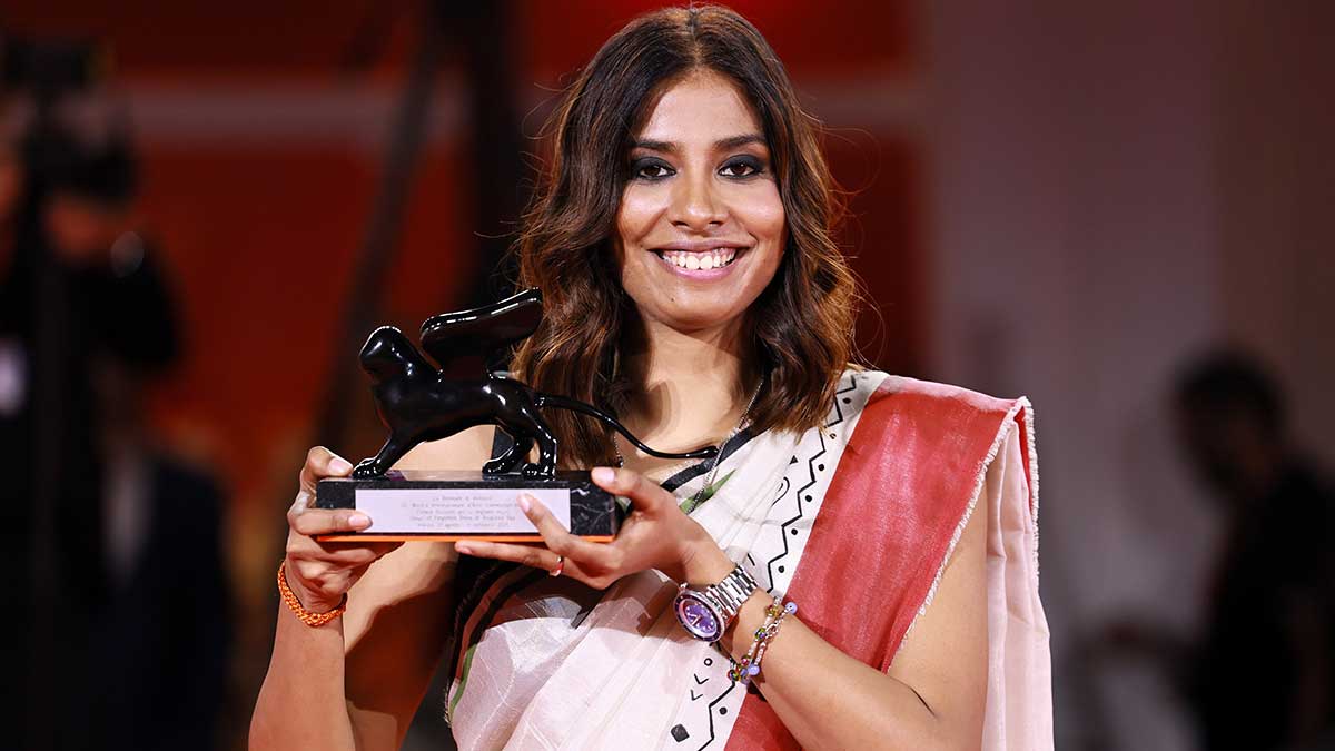 Winning big: Anuparna Roy at the Venice Film Festival.
