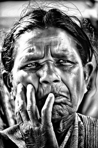 Future tense: A tribal woman facing eviction because of the elephant corridor in Masinanagudi, in the Nilgiris.