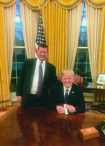 Blood bond: Fred and Donald Trump at the White House | Courtesy Fred C. Trump III