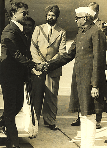Lessons from the past: President Ziaur Rahman of Bangladesh (left) being received by president Neelam Sanjiva Reddy in New Delhi on December 19, 1977, when he came to India for a two-day visit.