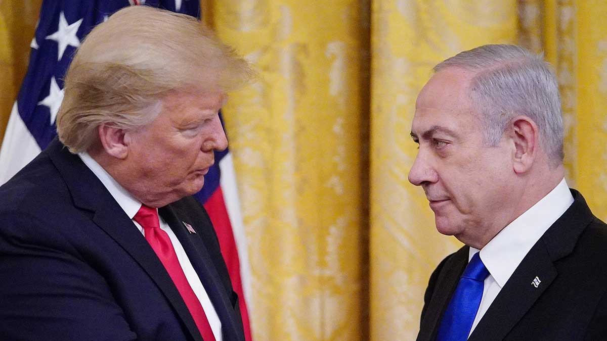 Licence to kill: A file pic of US President Donald Trump and Israeli Prime Minister Benjamin Netanyahu | AFP