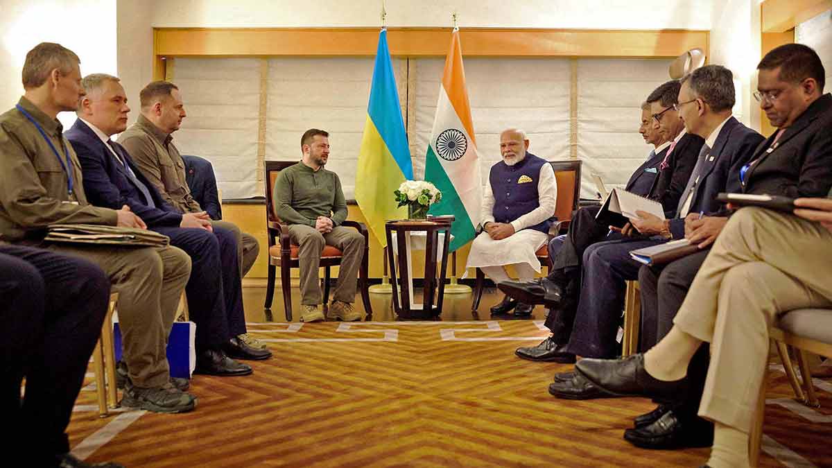 Enduring bond: Prime Minister Modi and President Zelensky at a meeting in New York last year | Reuters