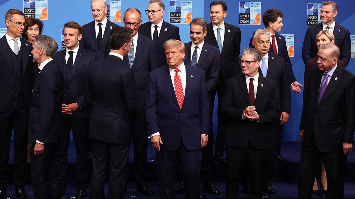 Melting plot: President Donald Trump during the NATO summit in The Hague, the Netherlands on June 25, 2025 | Getty Images